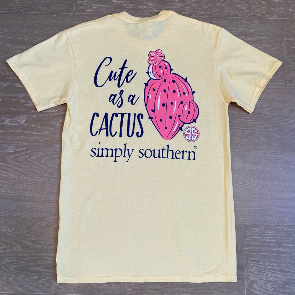 New Simply Southern Cute as a Cactus Shirt in Adult Small.